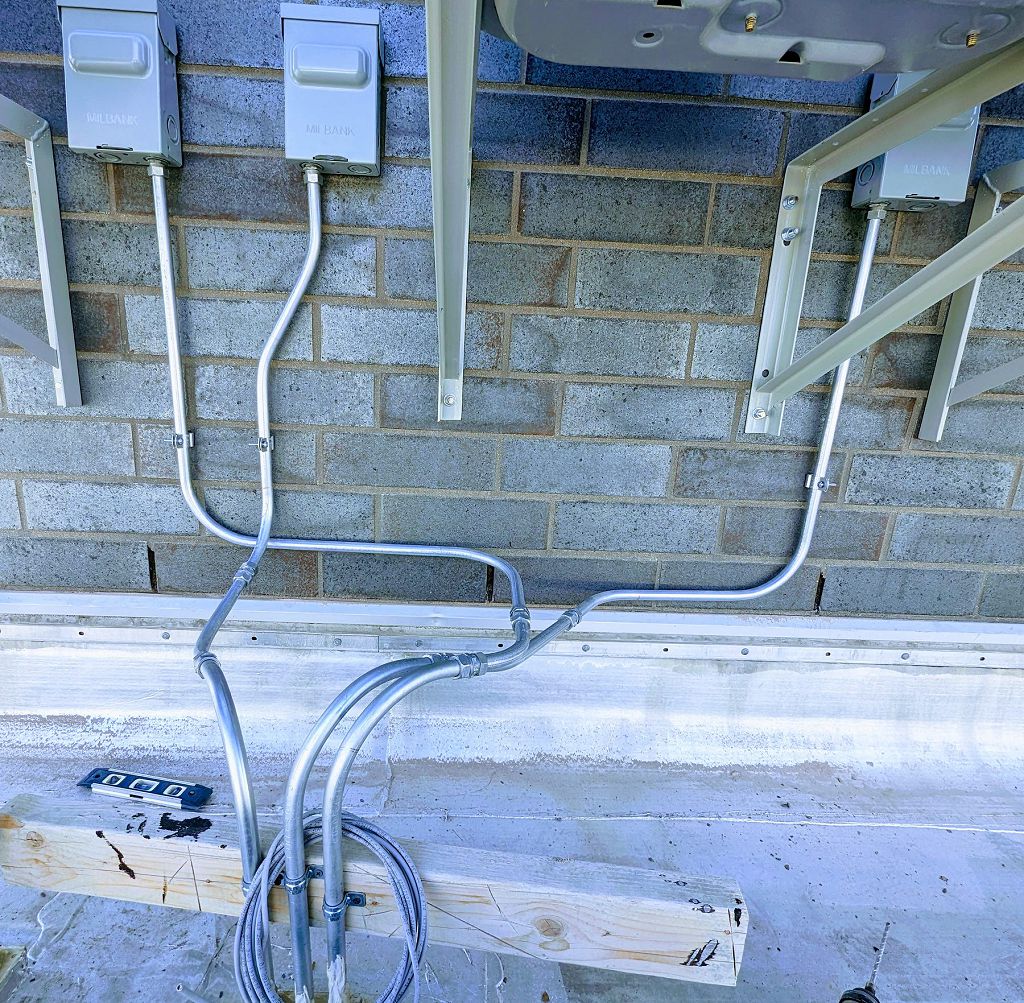 Commercial electrical installation by D&E Proelectric LLC