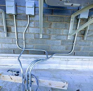 Commercial electrical installation by D&E Proelectric LLC