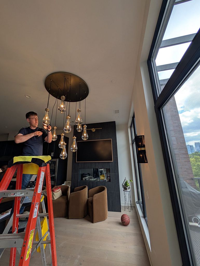 Residential electrical work by D&E Proelectric LLC